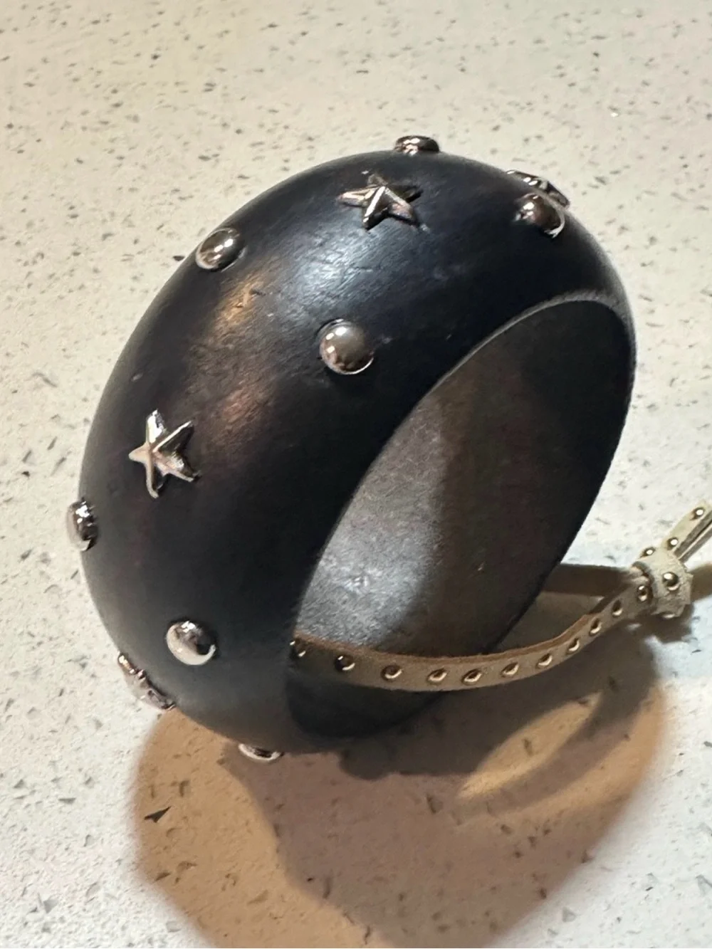 New! Stars & Dots studded wooden bangle bracelet by urban outfitters/ NWT